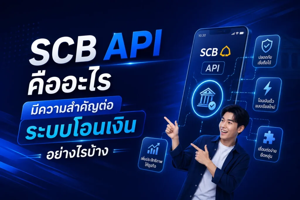 SCB API คืออะไร มีความสำคัญต่อระบบโอนเงิน อย่างไรบ้าง