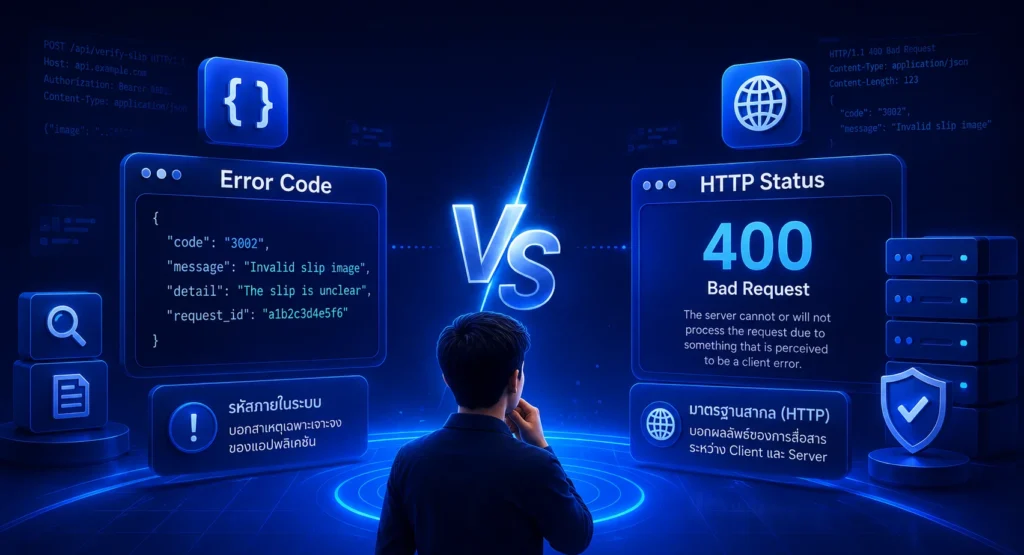 รวมรหัส Error ของ Slip Verification API พร้อมความหมายและวิธีแก้ไข