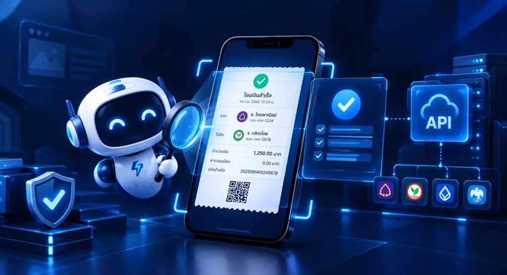 Thunder Solution บอทเช็กสลิปและ Slip Verification API