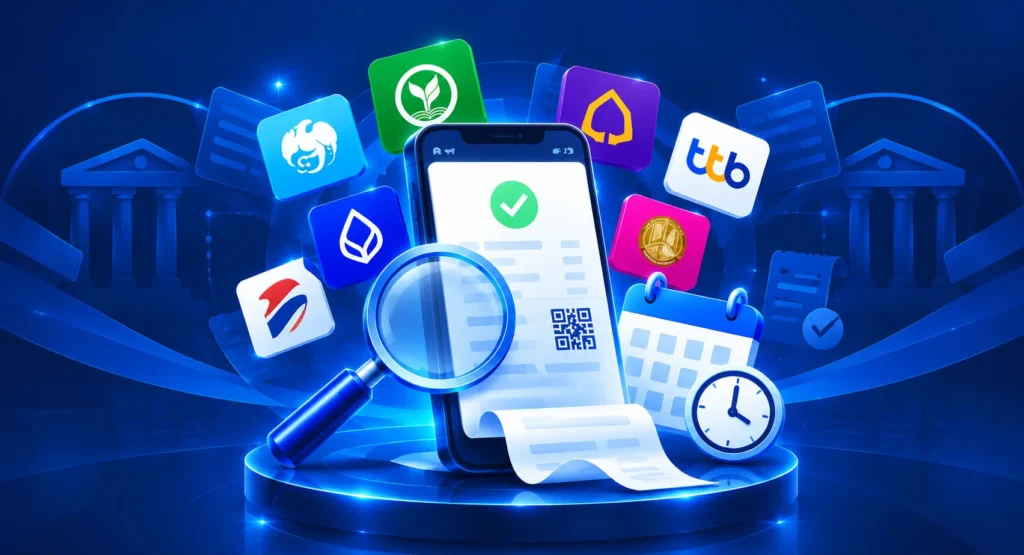 อายุสลิป ที่ตรวจสอบได้ แต่ละธนาคารรองรับกี่วัน? เช็กก่อนใช้งาน Slip Verification API