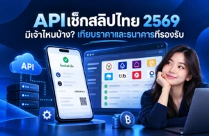 API เช็กสลิปไทย 2569 มีเจ้าไหนบ้าง? เทียบราคาและธนาคารที่รองรับ