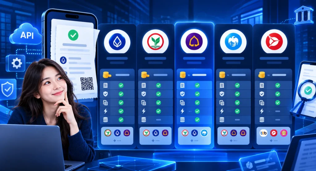เปรียบเทียบ API ตรวจสอบสลิปโอนเงินในไทยปี 2569