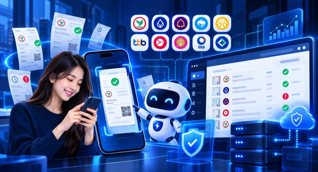 Thunder Solution Slip Verification API ตรวจสอบสลิปโอนเงินอัตโนมัติ