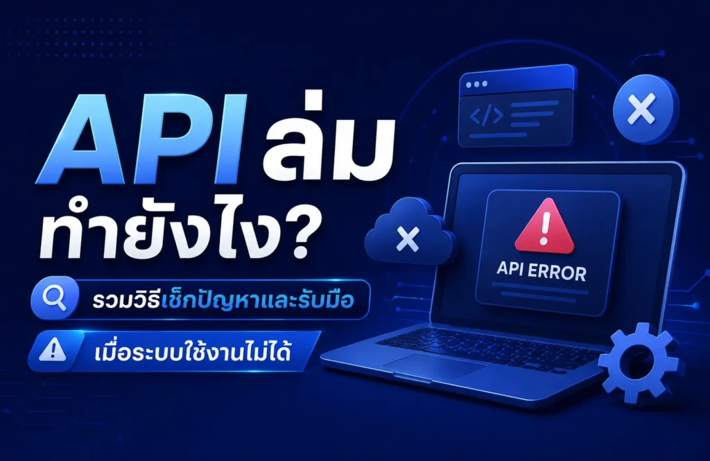 API ล่มทำยังไง? วิธีเช็กปัญหาและรับมือเมื่อ API ใช้งานไม่ได้
