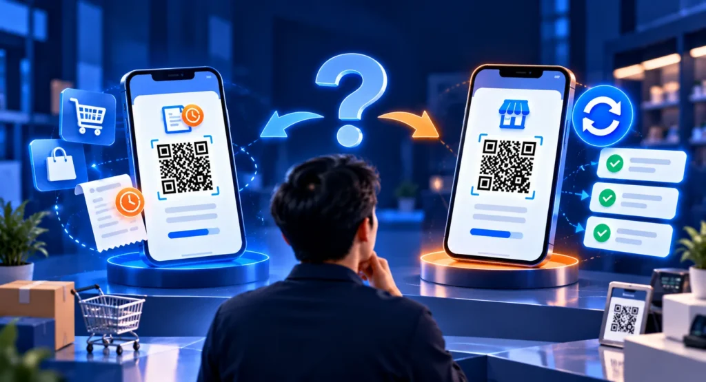 QR รับเงินแบบใช้ครั้งเดียวกับ QR แบบใช้ซ้ำ ต่างกันอย่างไร? เลือกแบบไหนให้เหมาะกับธุรกิจ