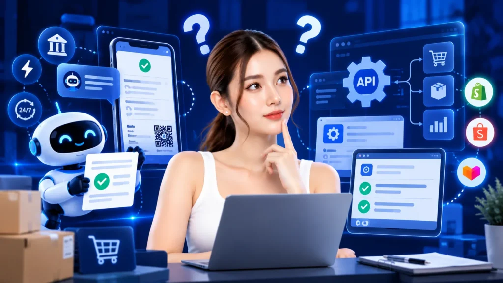 เลือกบอทเช็กสลิปหรือ API แบบไหน