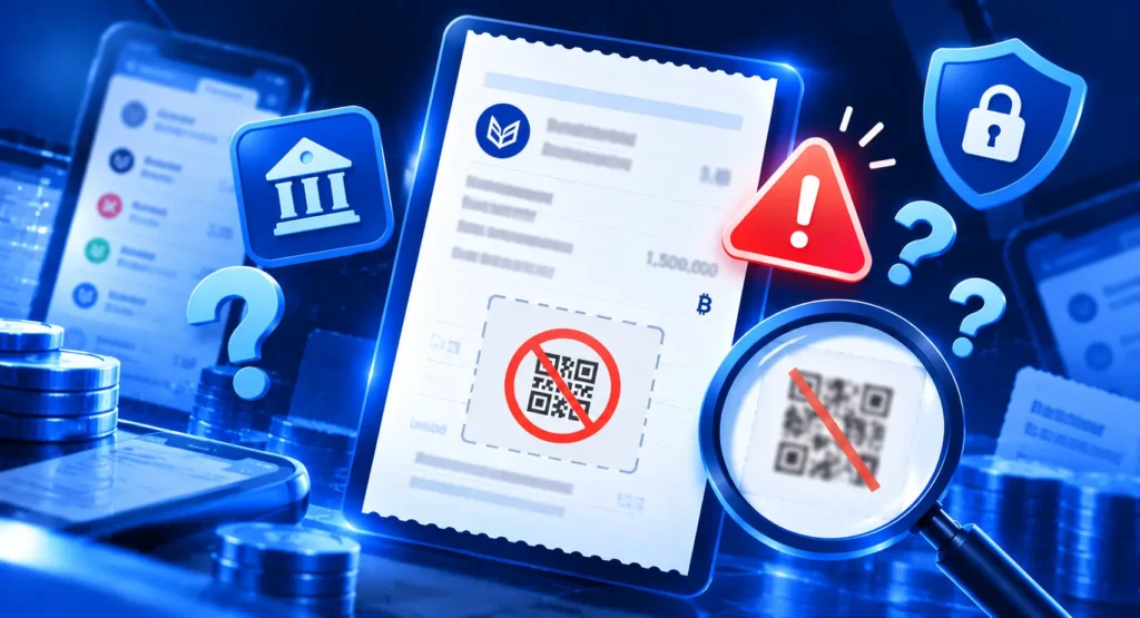 สลิปไม่มี QR ควรระวังอะไรเป็นพิเศษ?